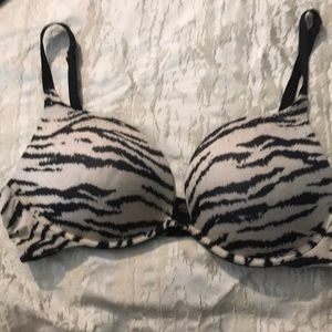 Victoria’s Secret zebra bra.